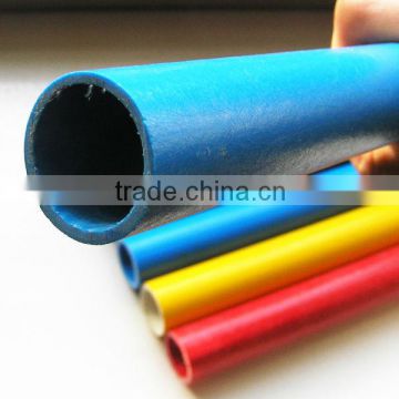Insulated fiberglass pipe, high strength but lightweight