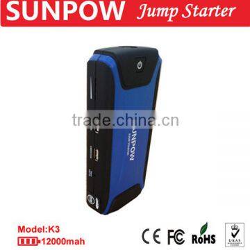 Rechargeable portable mobile power bank multifuntion lithium jump starter