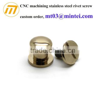 CNC machining rivet stainless steel rivet