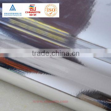 Self adhesive mirror foil/paper sheet for printing and home decoration