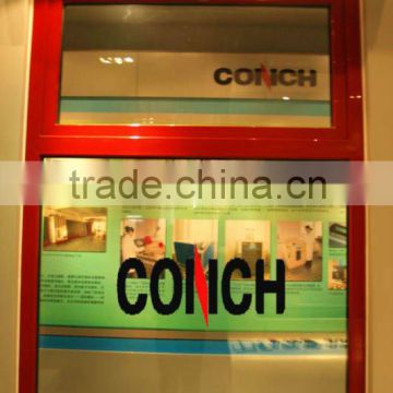 best quality conch pvc outward opening window in guangzhou