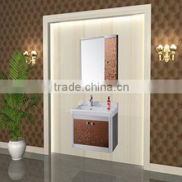 Bronze-Coloured Bathroom Cabinet Includes Side Cabinet
