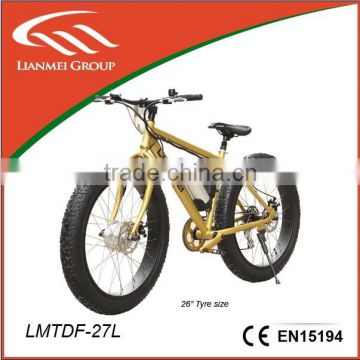 250w brushless motor electric fat bike,2014 new product with EN15194