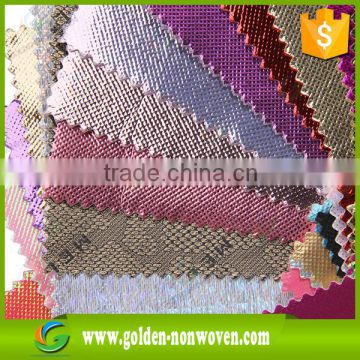 laminated non woven fabric/pp spunbonded non-woven cloth cover pe films/12g opp film laminated nonwoven fabric cloth for bags
