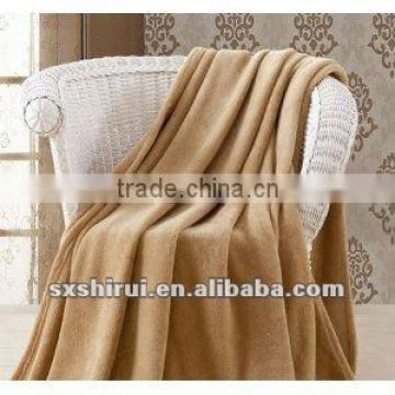 factory price cheap solid coral fleece blanket