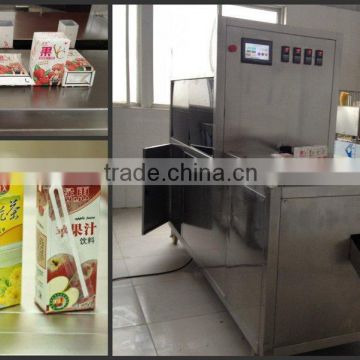 250ml carton box filling packing machine /juice carton packing machine
