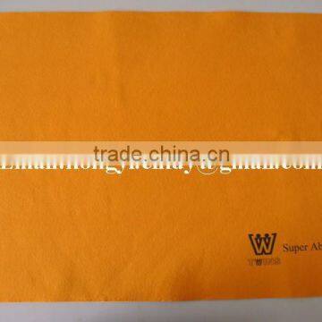 Logo printed super water absorbent nonwoven fabric floor mop cloth ( viscose/polyester)