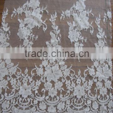wholesale french guipure lace fabric/wholesale tulle lace fabric/ french tulle lace/ tulle