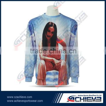 2015 oem mens digital printed sweater High quality sweatshirts