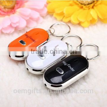Promotion Portable LED Whistle Key Finder With Keyring