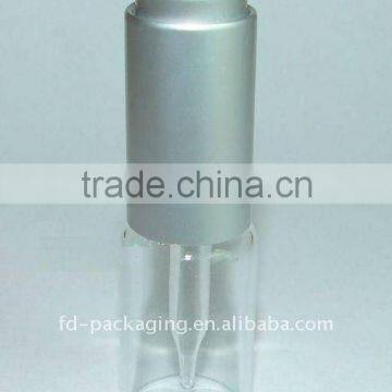 Glass bottle with dropper