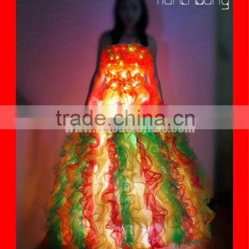 Remote Control LED Show girl Dance Costume