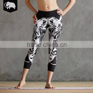 Popular soft and thin high class 70% Polyester 30% spandex yoga pants