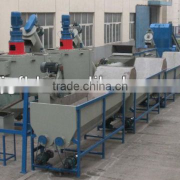 plastic bottles recycling plant
