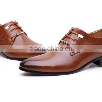CXM127 high quality Men Imitate leather laced up casual shoe