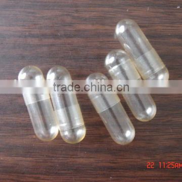 clear transparent Empty hpmc Vegetable capsules size 0