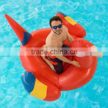 Top-seller Swimming Pool Giant inflatable Rideable Tropical Parrot Inflatable Float Toy