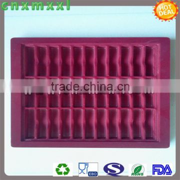 red colour electronic blister tray accept custom design
