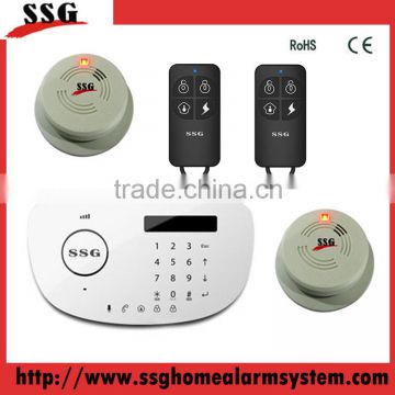 wireless smoke sensor wirless fire alarm system gas monitor home alarm system