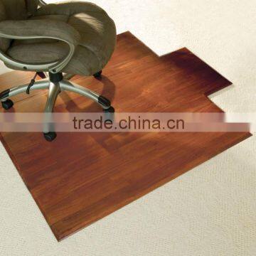 Printed pvc wooden chair mat