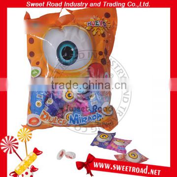 Mini Round Center Filled Jam Marshmallow with Funny Package