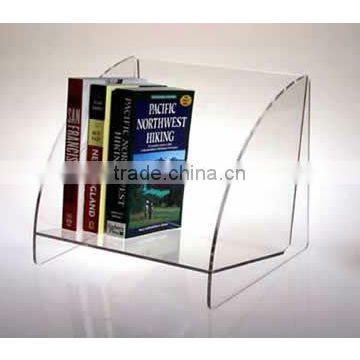 acrylic wall mounted book holder