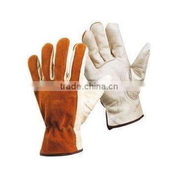 High Quality Cow grain leather Driver glove