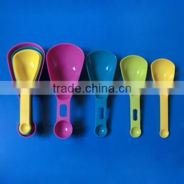 4 pcs colorful Plastic Measuring Spoon set