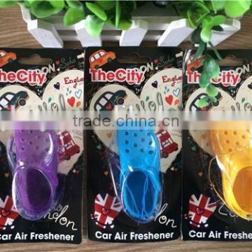 newest 2015 series colors of crocs hanging car accessory with innovative shape