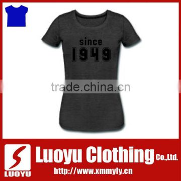 china womens polyester t-shirt with logo