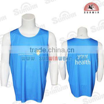 Hot Selling Dry Fit New Design Running Singlet Unisex