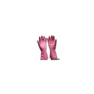 Sell Flocklined Household Latex  Gloves