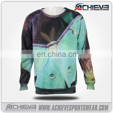 custom sweatshirt fleece crew neck sweater man,China factory 100%cotton fleece pullover