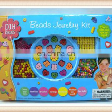 jewelry toy multi color diy wooden bead