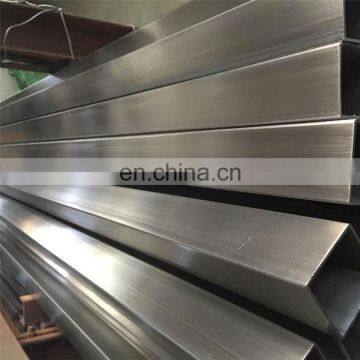 SS 304 stainless steel square tube hairline finish