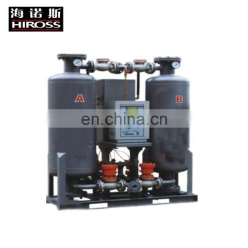 Environment friendly high efficiency heatless desiccant compressed air dryer