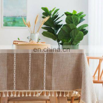 High quality handmade jacquard table linens party tablecloths