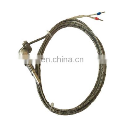 Wire lead J type sensor in coil heater with thermocouple