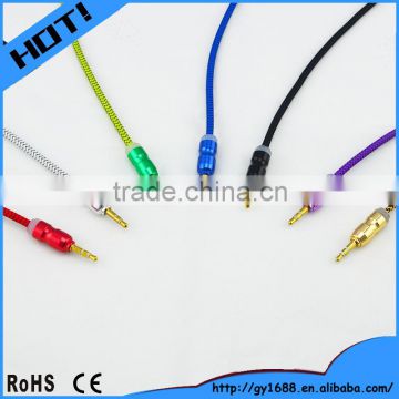 Car audio or home audio Application 3.5mm 3 pin aux cable