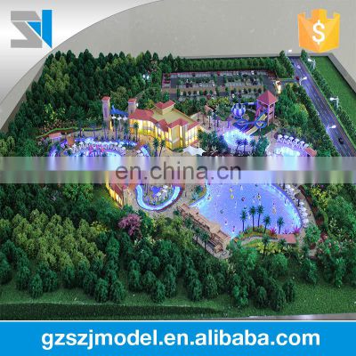 ho scale model train, abs and acrylic model for water park