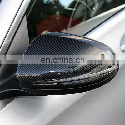 C-Class W205 Carbon Fiber Side Rear View Mirror Cover 2Pcs For Mercedes Benz 14-15 Lhd Only
