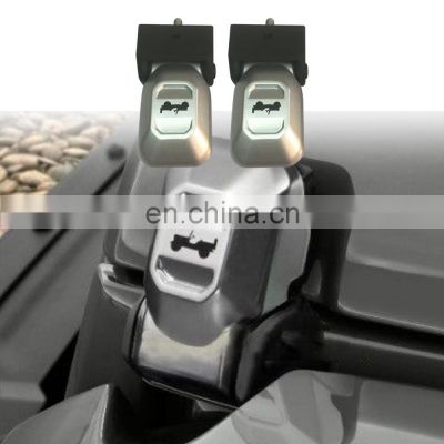 ABS engine hoods latch bonnet lock for jeep for wrangler jl with logo JL1212