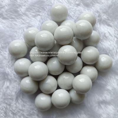 16mm white porcelain three pattern glass marble