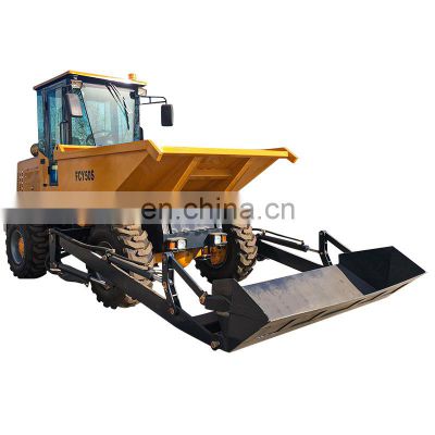New cheap Construction Efficient 4x4 /5 Ton loading weight FCY50S Self loading Mini Dumper with ROPS