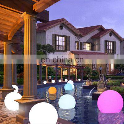 DMX control Waterproof Outdoor Garden Landscape decoration Round Color Changing Solar Led Ball stone light