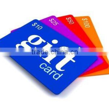 Full color gift card