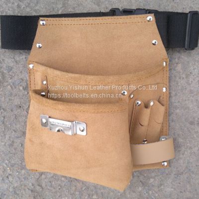 leather  carpenter's nail & tool bag