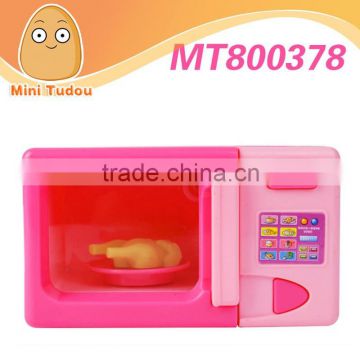 High quality kids play house Kitchen toy mini appliances toys Microwave oven for children