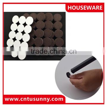 brown colour adhesive felt pad with strong adhesive tape