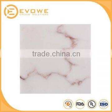 Popular creative various color translucent polyresin alabaster marble panel